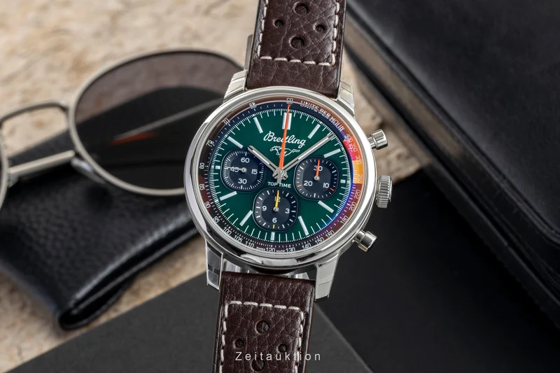Breitling Top Time chronograph steel automatic men's watch AB01762A1L1X1 LP: 7250EUR [2602198]