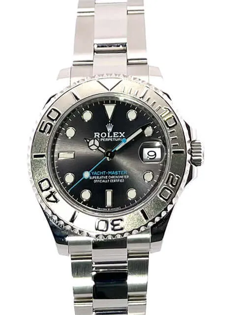 Rolex Yacht-Master 37 Edelstahl Platin 268622 Rhodium