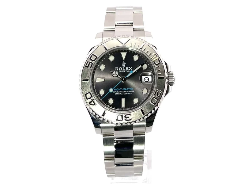 Rolex Yacht-Master 37 Edelstahl Platin 268622 Rhodium