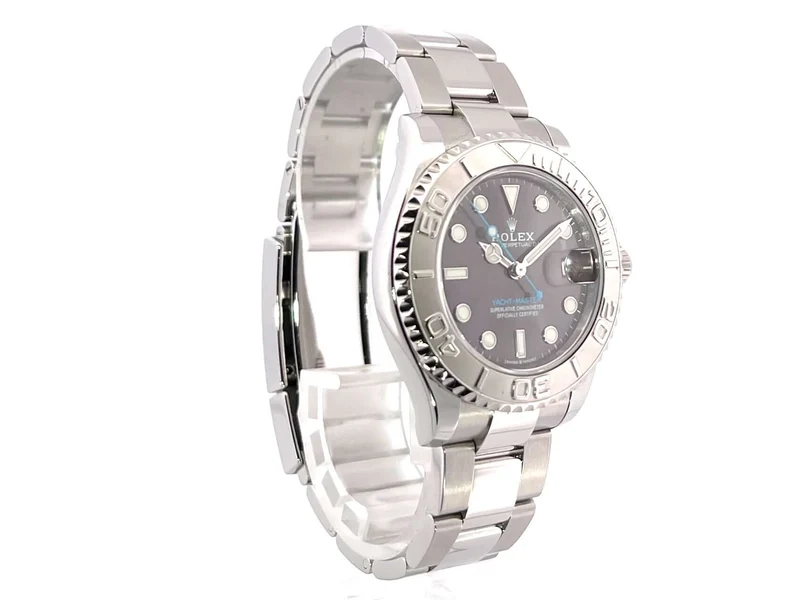 Rolex Yacht-Master 37 Edelstahl Platin 268622 Rhodium