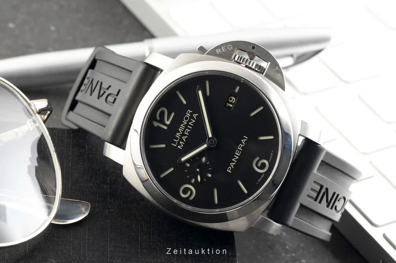 Panerai Luminor Marina steel automatic men's watch PAM00312 LP: 8900EUR [2601997]