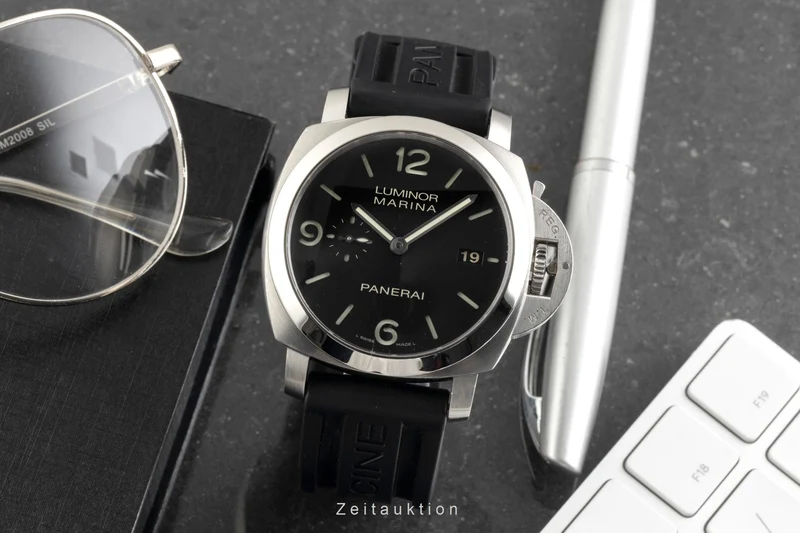 Panerai Luminor Marina steel automatic men's watch PAM00312 LP: 8900EUR [2601997]