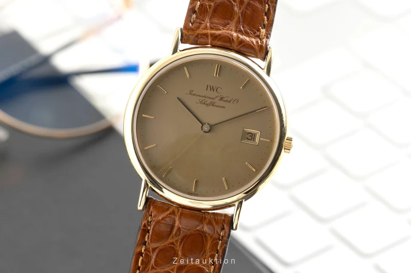IWC Portofino 18 ct gold quartz men's watch IW333101 [2601988]