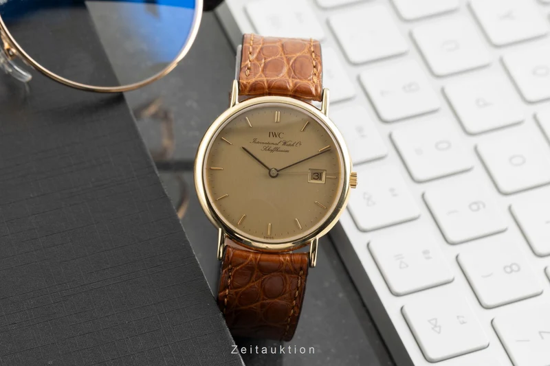 IWC Portofino 18 ct gold quartz men's watch IW333101 [2601988]