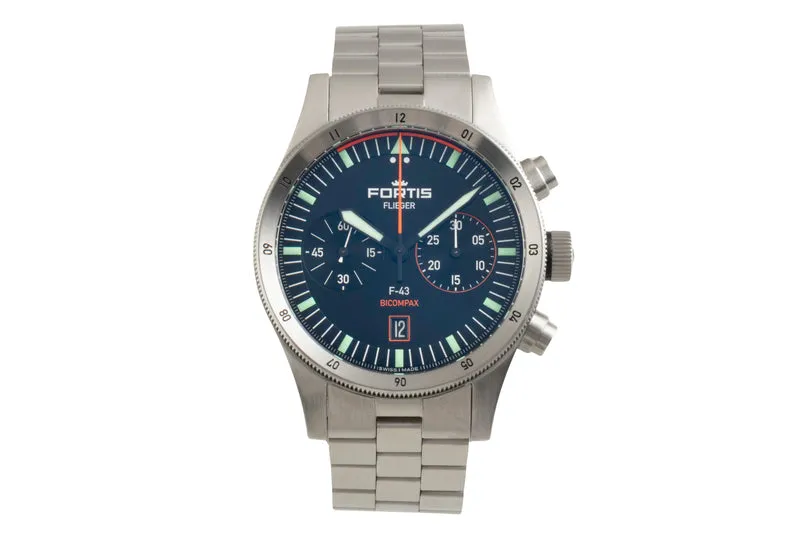 Fortis F-43 chronograph steel automatic men's watch F.424.0004 [2602148]