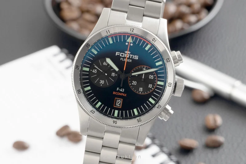 Fortis F-43 chronograph steel automatic men's watch F.424.0004 [2602148]
