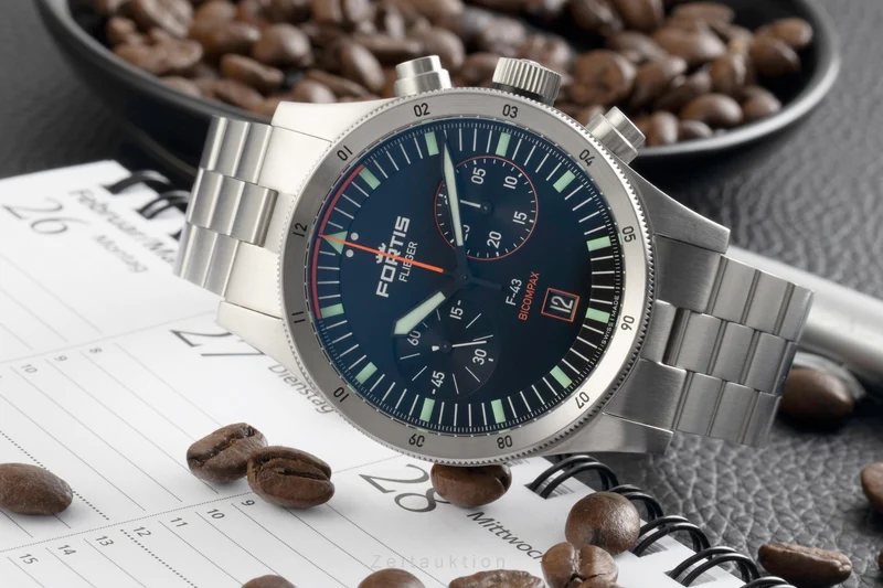 Fortis F-43 chronograph steel automatic men's watch F.424.0004 [2602148]