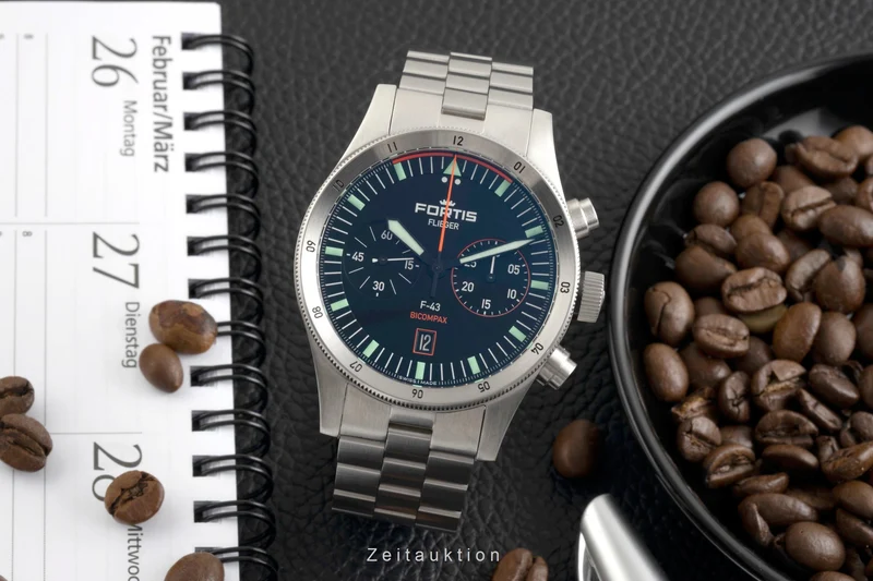 Fortis F-43 chronograph steel automatic men's watch F.424.0004 [2602148]