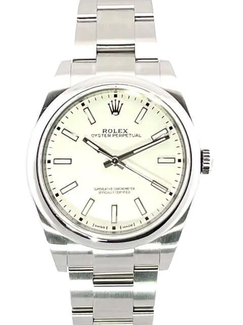 Rolex Oyster Perpetual 39 Ref. 114300 Weiß