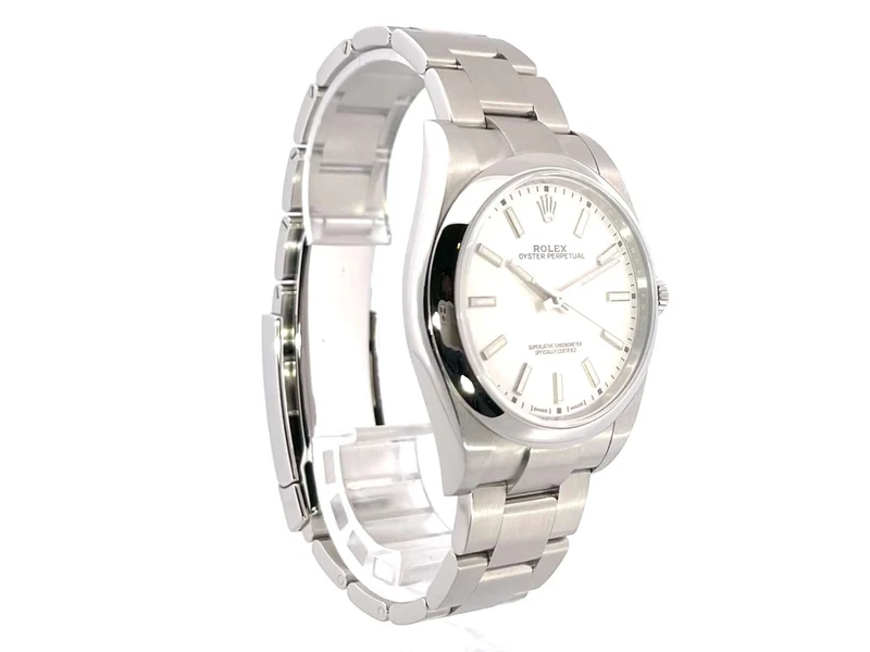Rolex Oyster Perpetual 39 Ref. 114300 Weiß