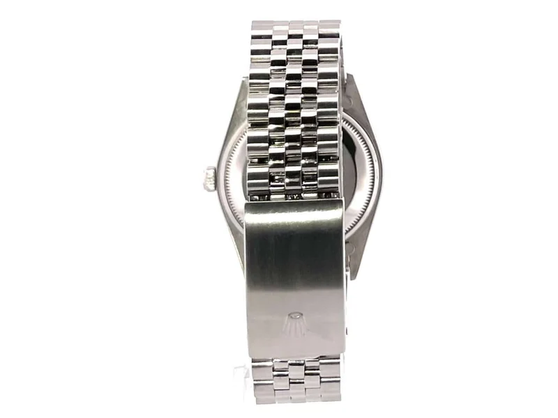 Rolex Oyster Perpetual Date 34 Ref. 15210 Silber Jubile-Band