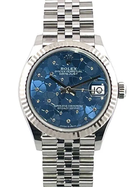 Rolex Oyster Datejust 31 278274 Azzurroblau DIA Jubile-Band