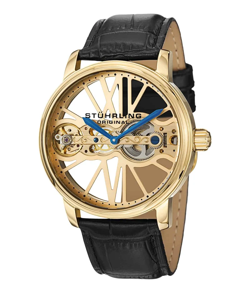 Stührling Winchester Bridge 527 Hand-wind 46mm Skeleton
