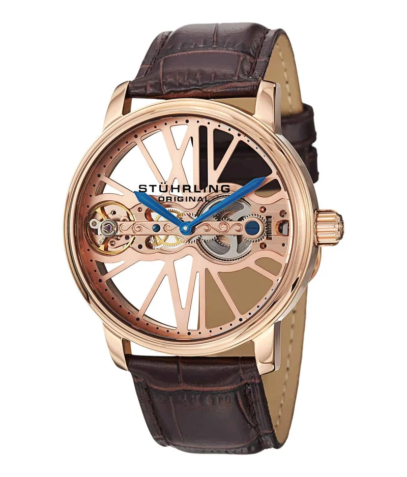 Stührling Winchester Bridge 527 Hand-wind 46mm Skeleton