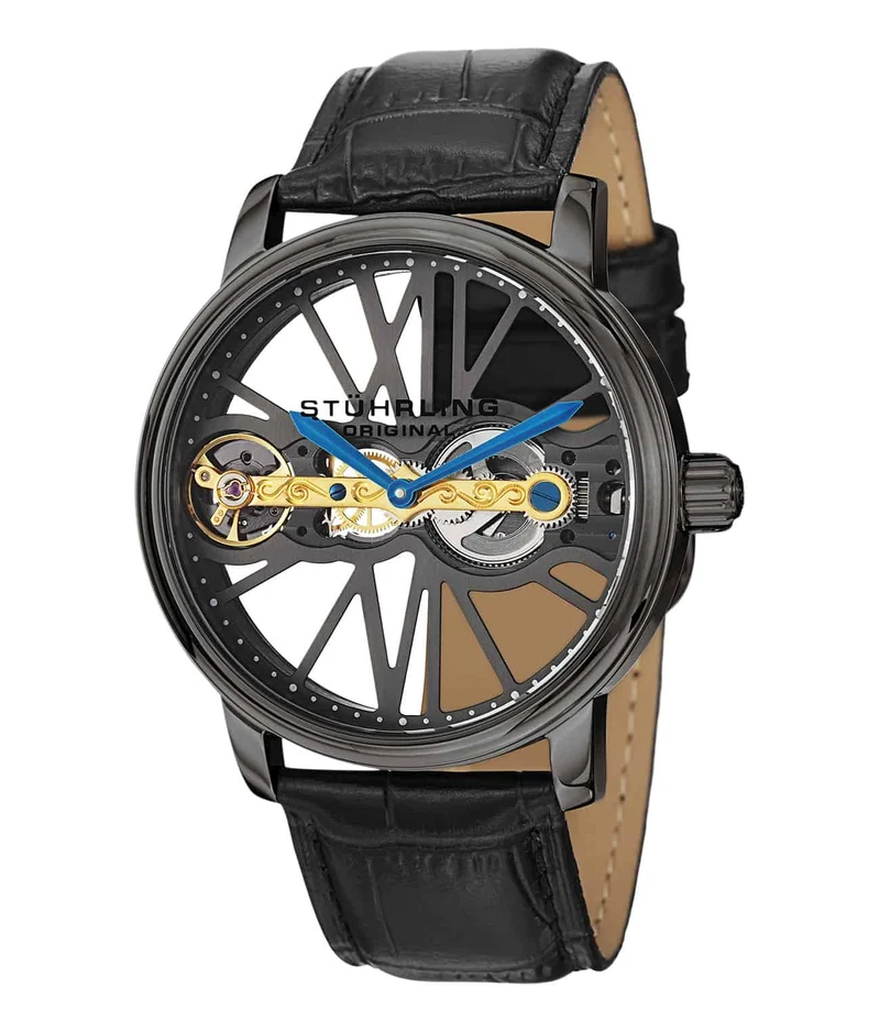 Stührling Winchester Bridge 527 Hand-wind 46mm Skeleton