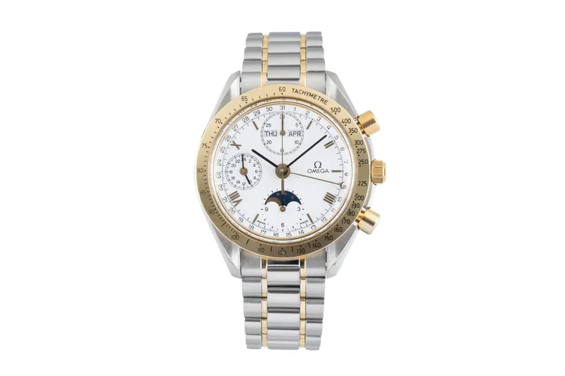 Omega Speedmaster Date chronograph steel / gold automatic men's watch 3336.20.00 [2601867]