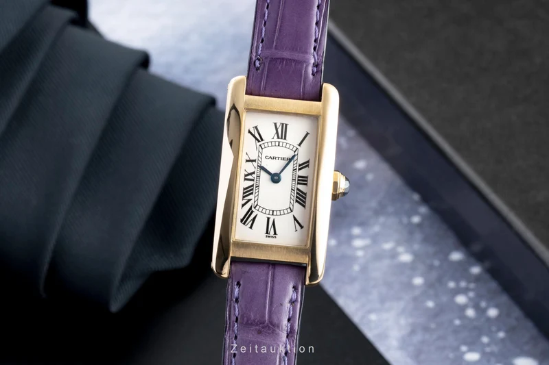 Cartier Tank Américaine 18 ct gold quartz women's watch W2601556 [2601676]
