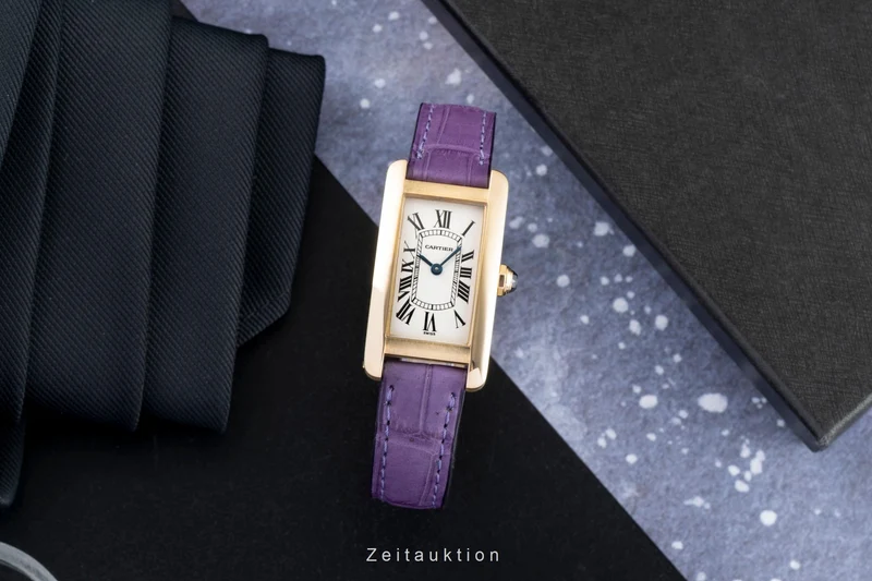 Cartier Tank Américaine 18 ct gold quartz women's watch W2601556 [2601676]