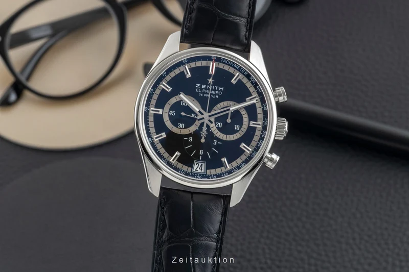 Zenith El Primero chronograph steel automatic men's watch 03.2040.400/21.C496 [2601987]