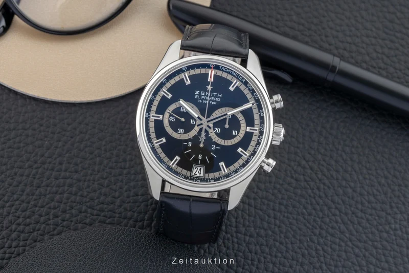 Zenith El Primero chronograph steel automatic men's watch 03.2040.400/21.C496 [2601987]