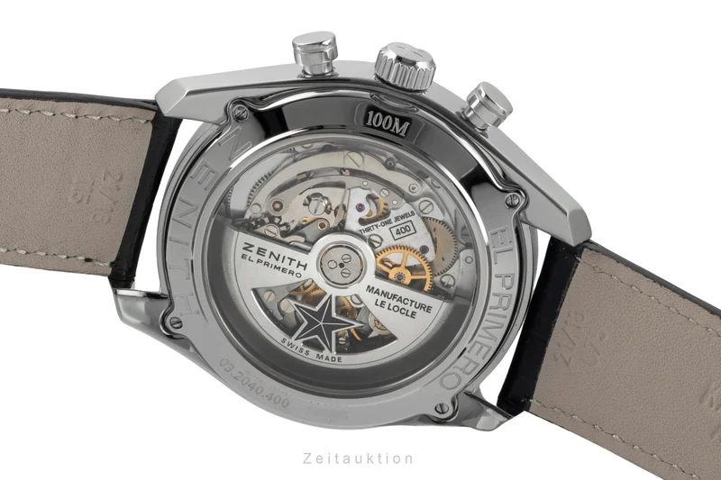 Zenith El Primero chronograph steel automatic men's watch 03.2040.400/21.C496 [2601987]