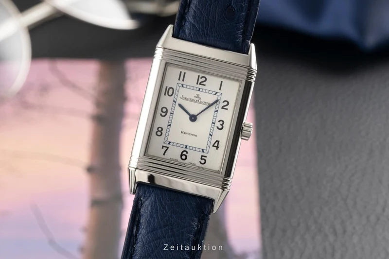 Jaeger LeCoultre Reverso steel quartz men's watch Q2518110 , 252.8.08 [2602015]