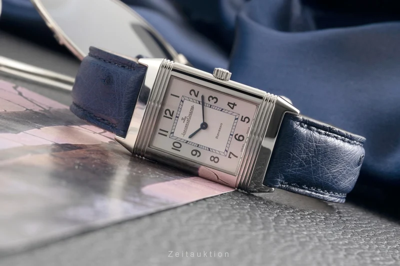 Jaeger LeCoultre Reverso steel quartz men's watch Q2518110 , 252.8.08 [2602015]