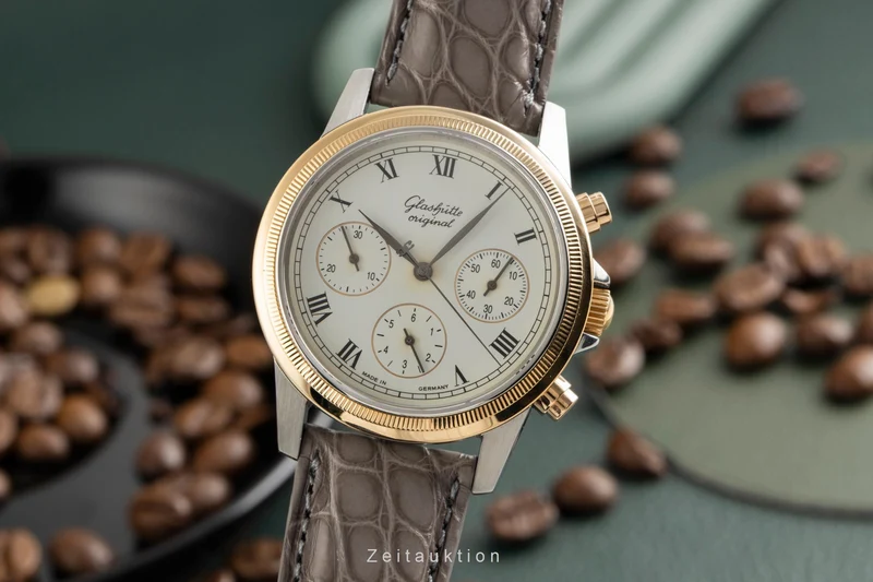 Glashütte chronograph steel / gold automatic men's watch 10-60-05-05-04 [2602065]