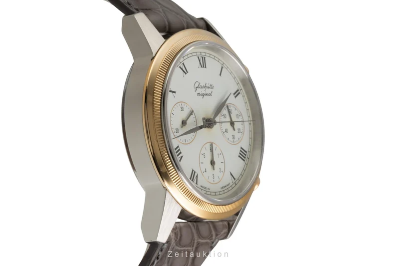Glashütte chronograph steel / gold automatic men's watch 10-60-05-05-04 [2602065]