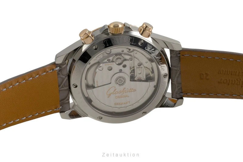 Glashütte chronograph steel / gold automatic men's watch 10-60-05-05-04 [2602065]