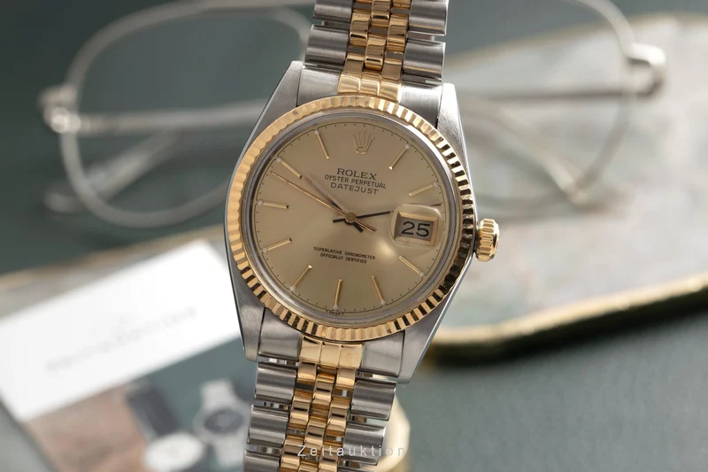 Rolex Datejust steel / gold automatic men's watch 16013 Vintage [2602066]