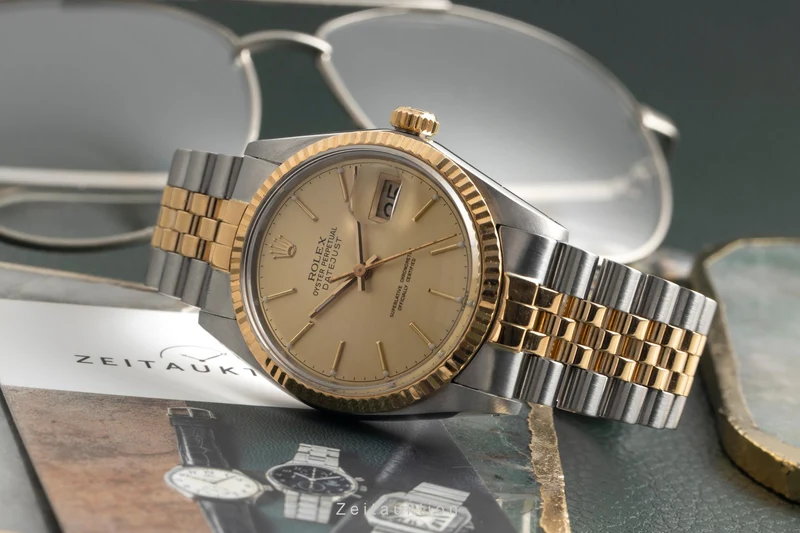 Rolex Datejust steel / gold automatic men's watch 16013 Vintage [2602066]