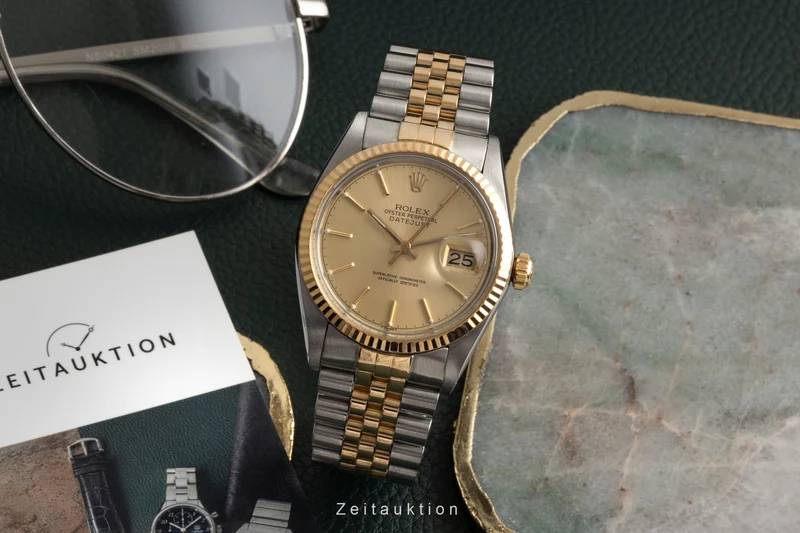 Rolex Datejust steel / gold automatic men's watch 16013 Vintage [2602066]