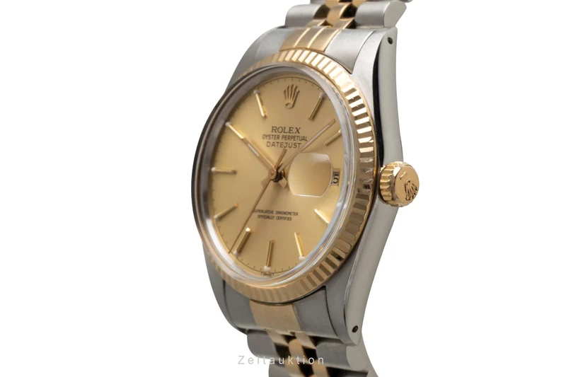 Rolex Datejust steel / gold automatic men's watch 16013 Vintage [2602066]
