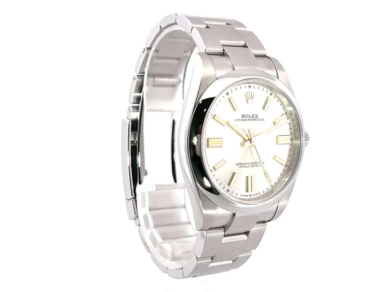 Rolex Oyster Perpetual 41 Ref. 124300 Silber