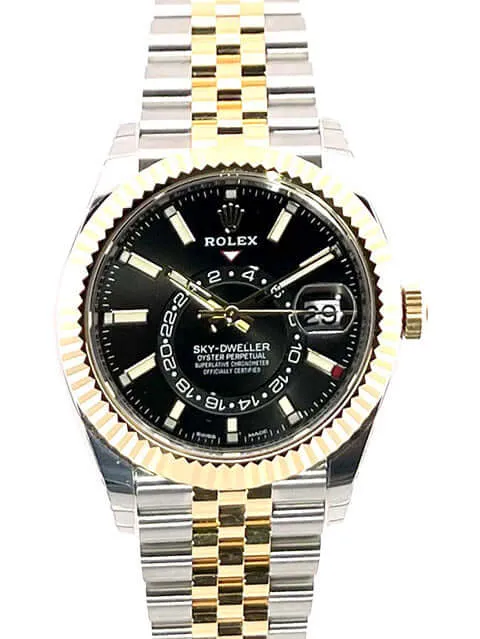 Rolex Sky-Dweller 326933 Jubile-Band Schwarz