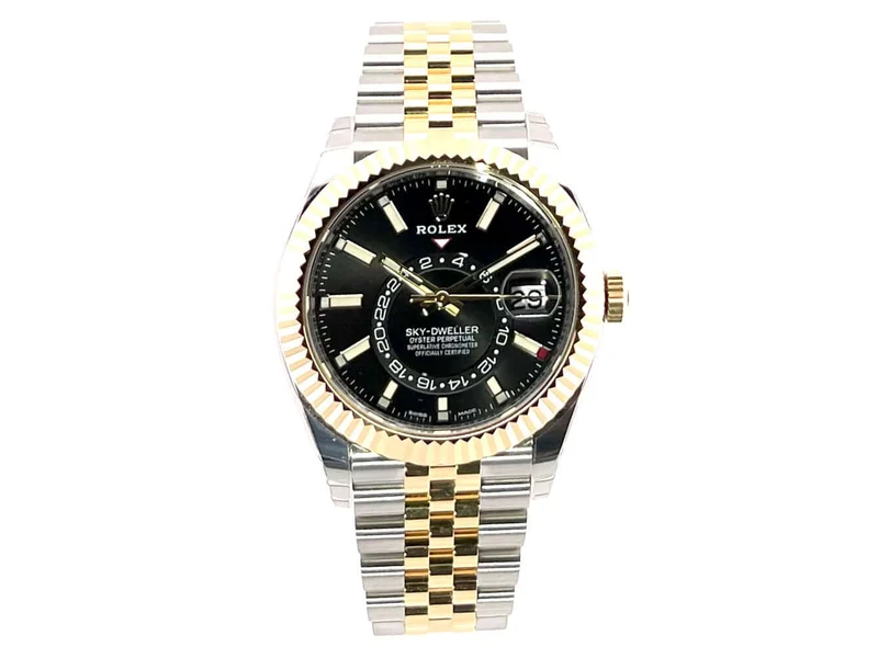 Rolex Sky-Dweller 326933 Jubile-Band Schwarz