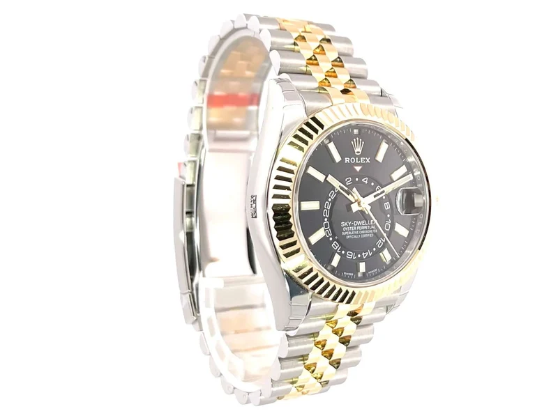 Rolex Sky-Dweller 326933 Jubile-Band Schwarz
