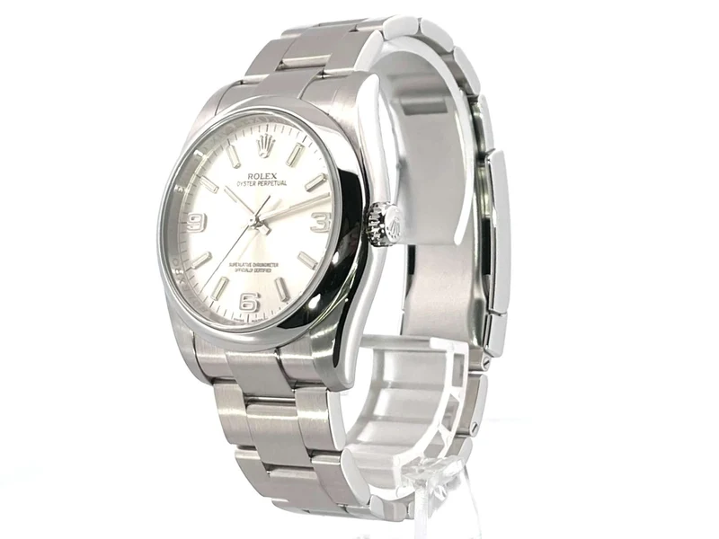 Rolex Oyster Perpetual 36 Ref. 116000 Zifferblatt Silber aus 2008 LC100