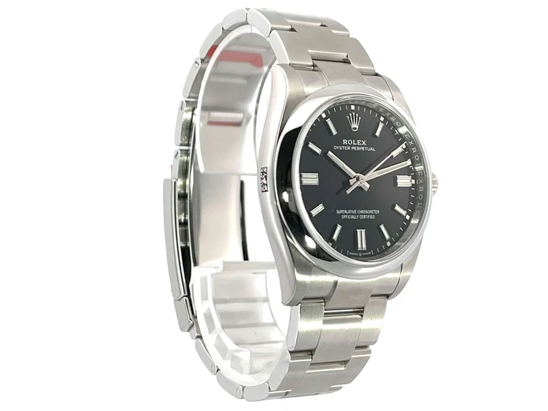 Rolex Oyster Perpetual 36 126000 Schwarz verklebt