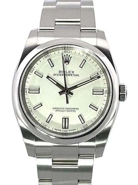 Rolex Oyster Perpetual 36 116000 Weiß aus 2019 LC100