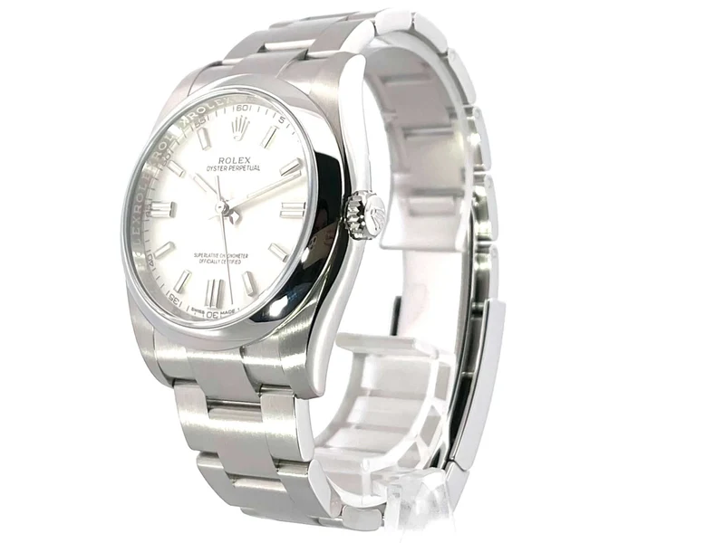 Rolex Oyster Perpetual 36 116000 Weiß aus 2019 LC100