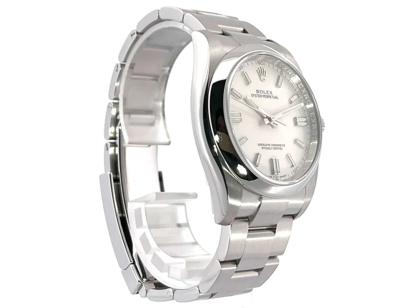 Rolex Oyster Perpetual 36 116000 Weiß aus 2019 LC100