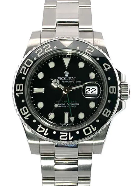 Rolex GMT-Master II Edelstahl 116710LN aus 2010 Service 2022