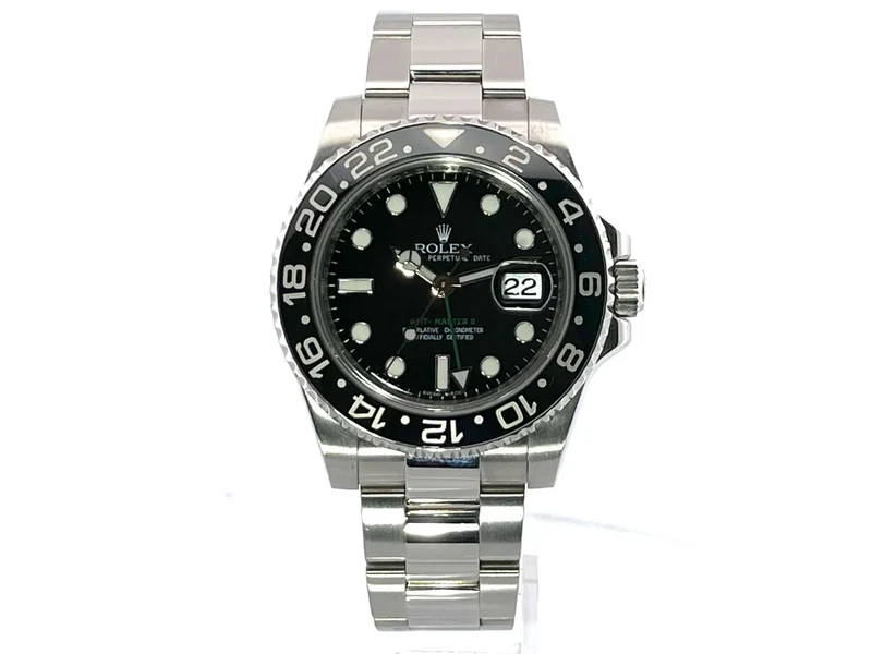 Rolex GMT-Master II Edelstahl 116710LN aus 2010 Service 2022