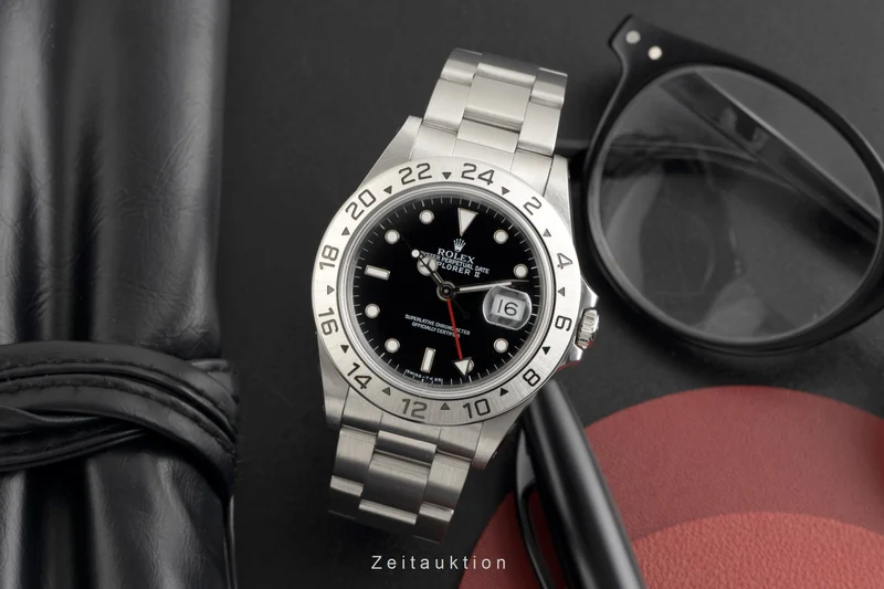 Rolex Explorer II steel automatic men's watch 16570 [2602134]