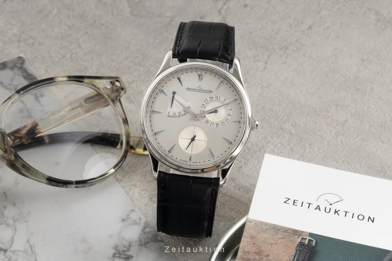 Jaeger LeCoultre Master Ultra Thin steel automatic men's watch Q1378420 , 176.8.38.S LP: 10800EUR [2602137]
