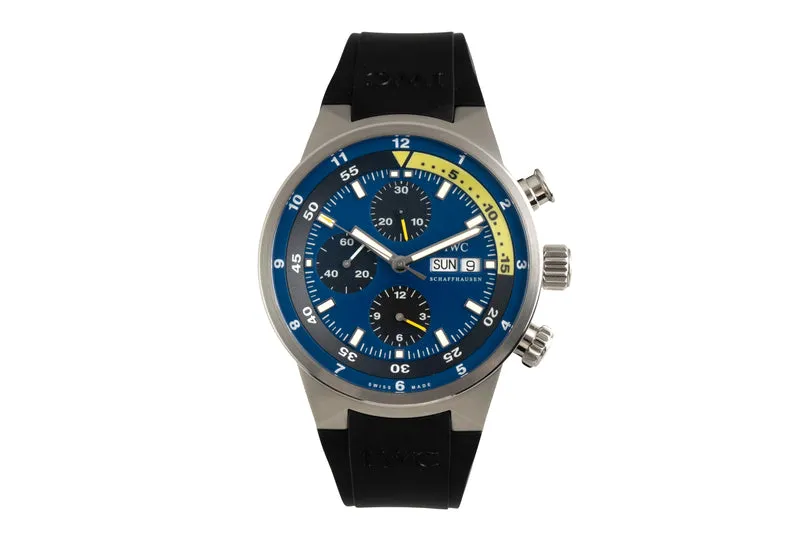 IWC Aquatimer chronograph steel automatic men's watch IW378203 Limited [2602204]