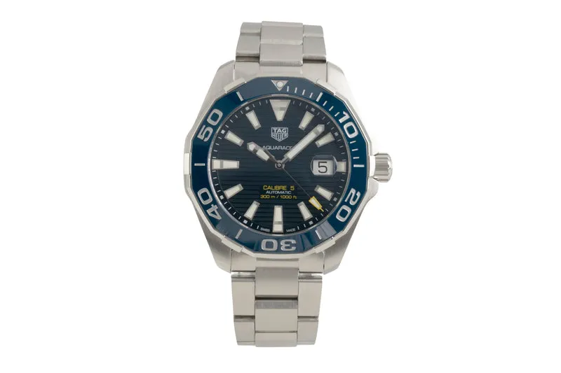 Tag Heuer Aquaracer steel automatic men's watch WAY201B.BA0927 [2602235]