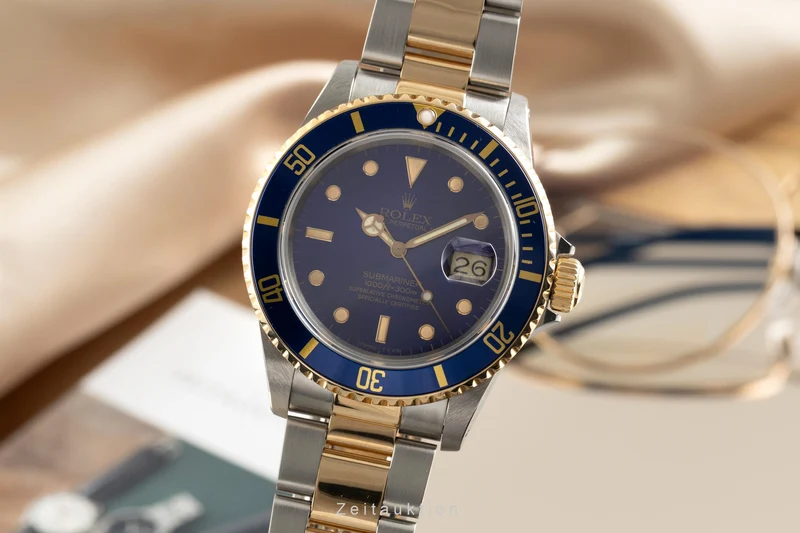 Rolex Submariner steel / gold automatic men's watch 16803 [2602250]